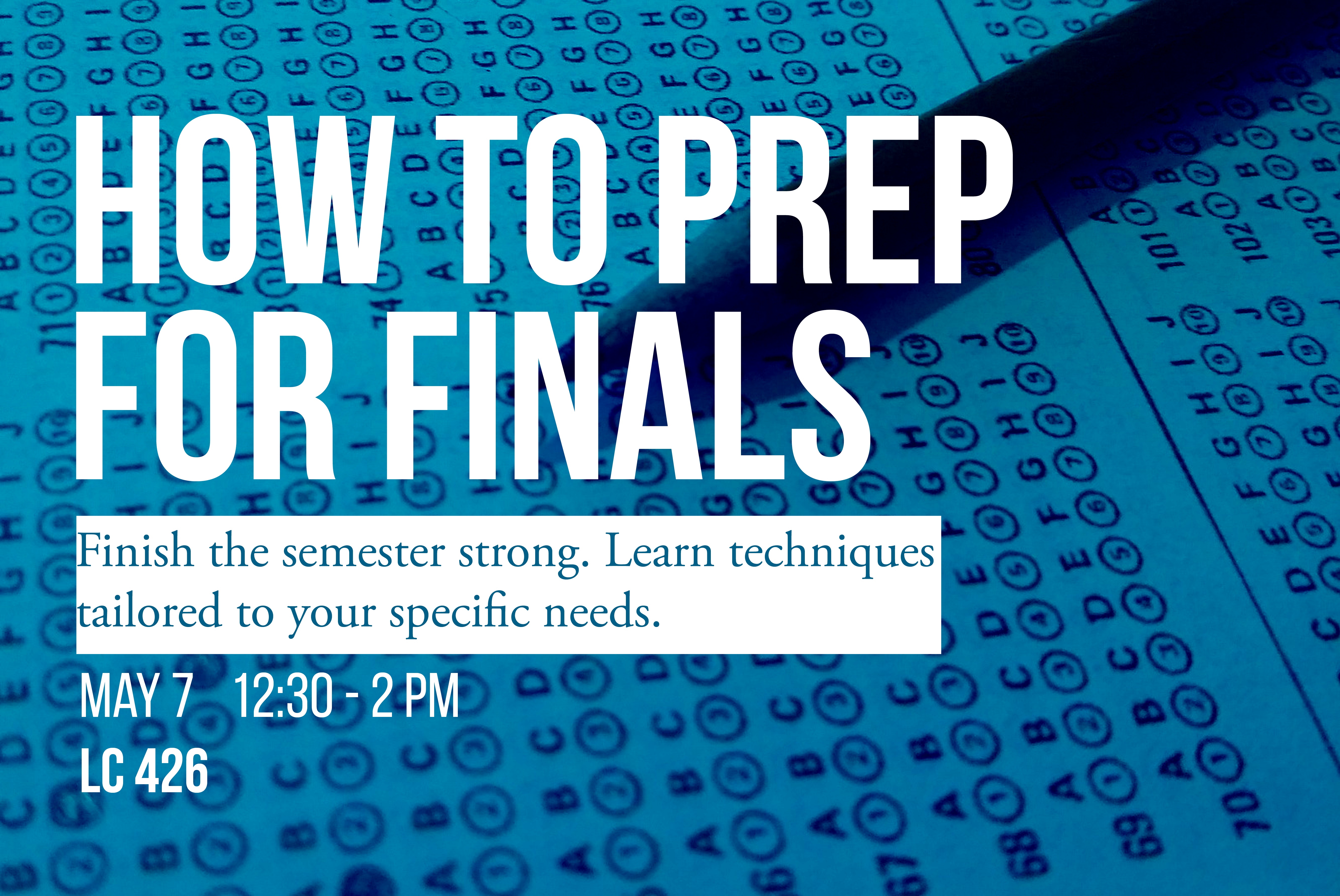 How to Prep for Finals
