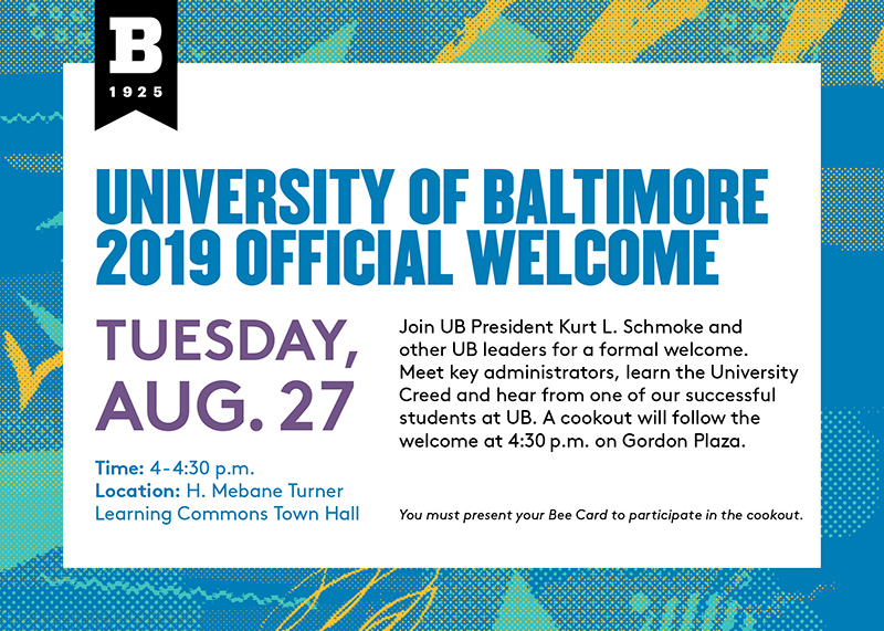 2019 UB Official Welcome