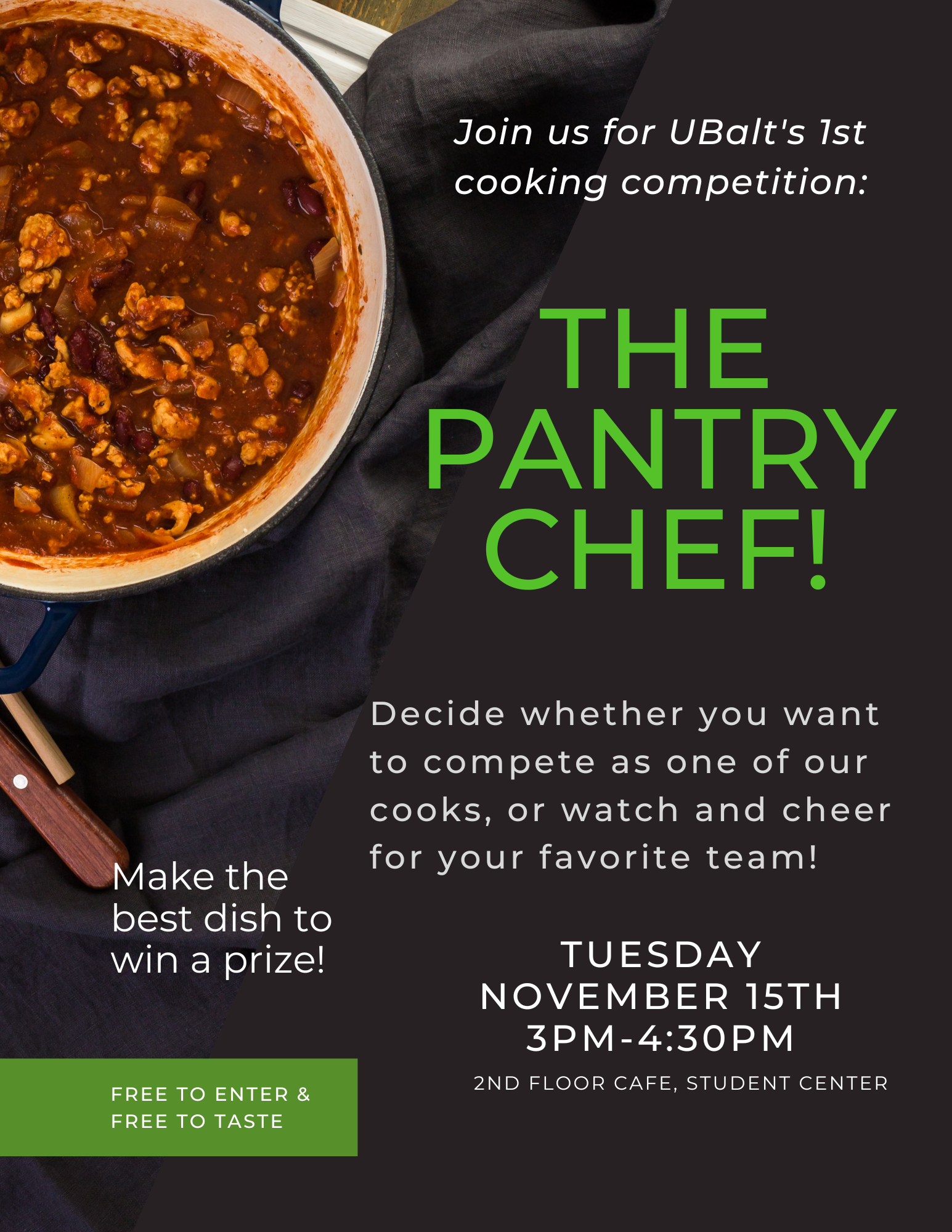 The Pantry Chef - Cooking Competition!