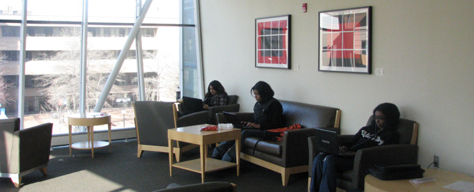 Student Center third floor lounge