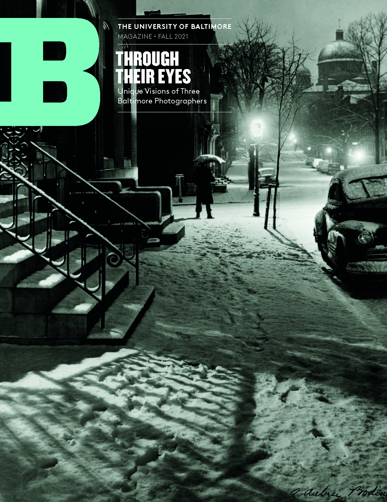 Cover of 2021 UBalt Magazine