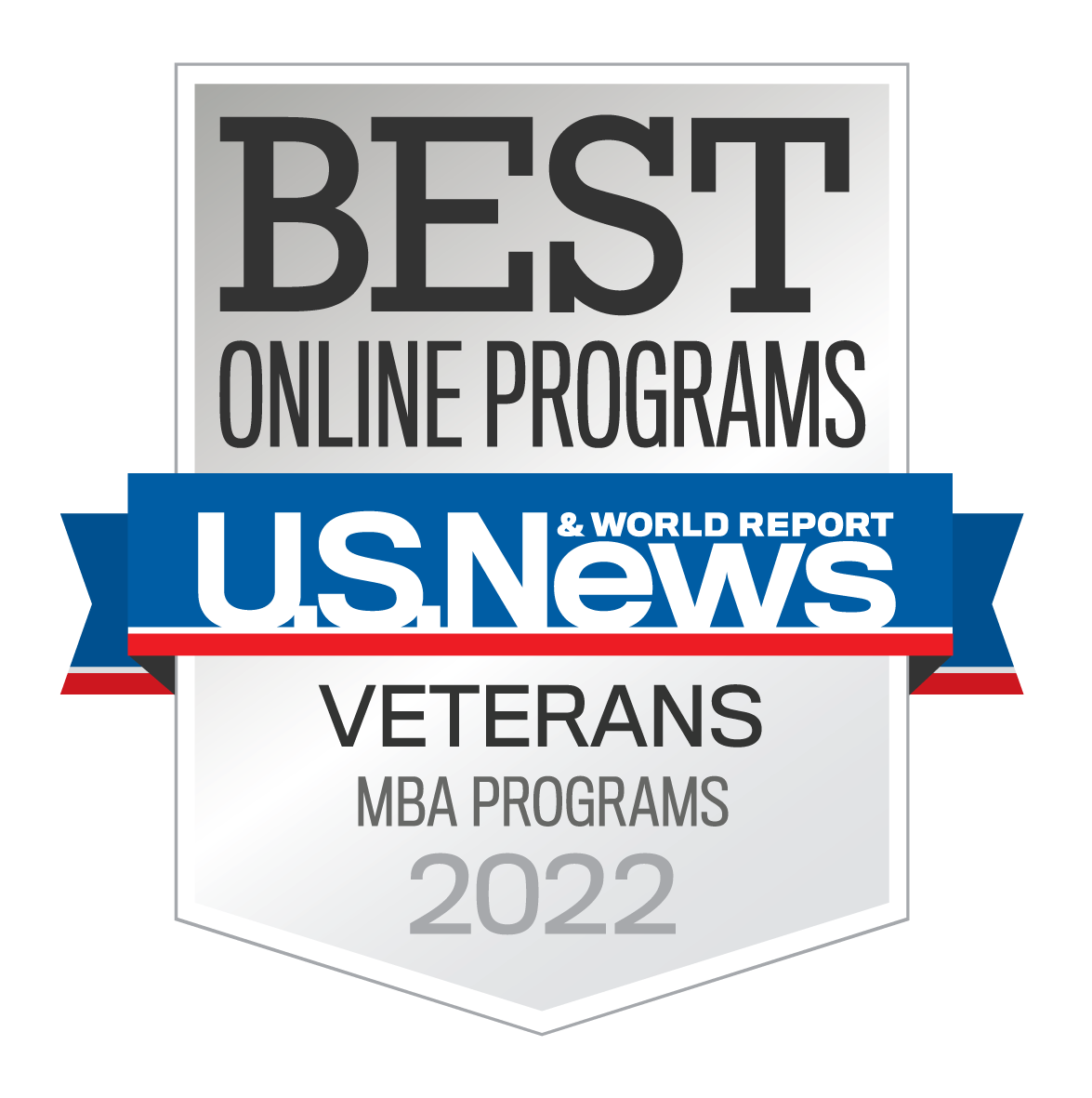 U.S. News Best Online MBA for Veterans logos