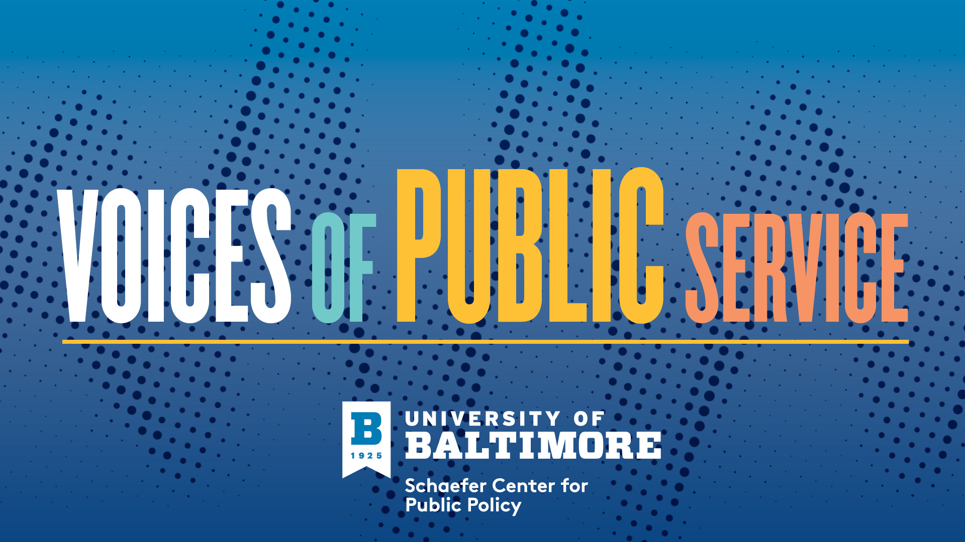 Graphic that says Voices of Public Service