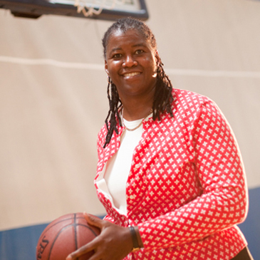 On or off the basketball court, Myra Waters, director of UB’s Counseling Center, makes a difference in students’ lives.