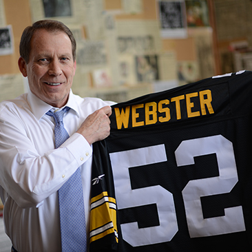 Bob Fitzsimmons and Webster jersey