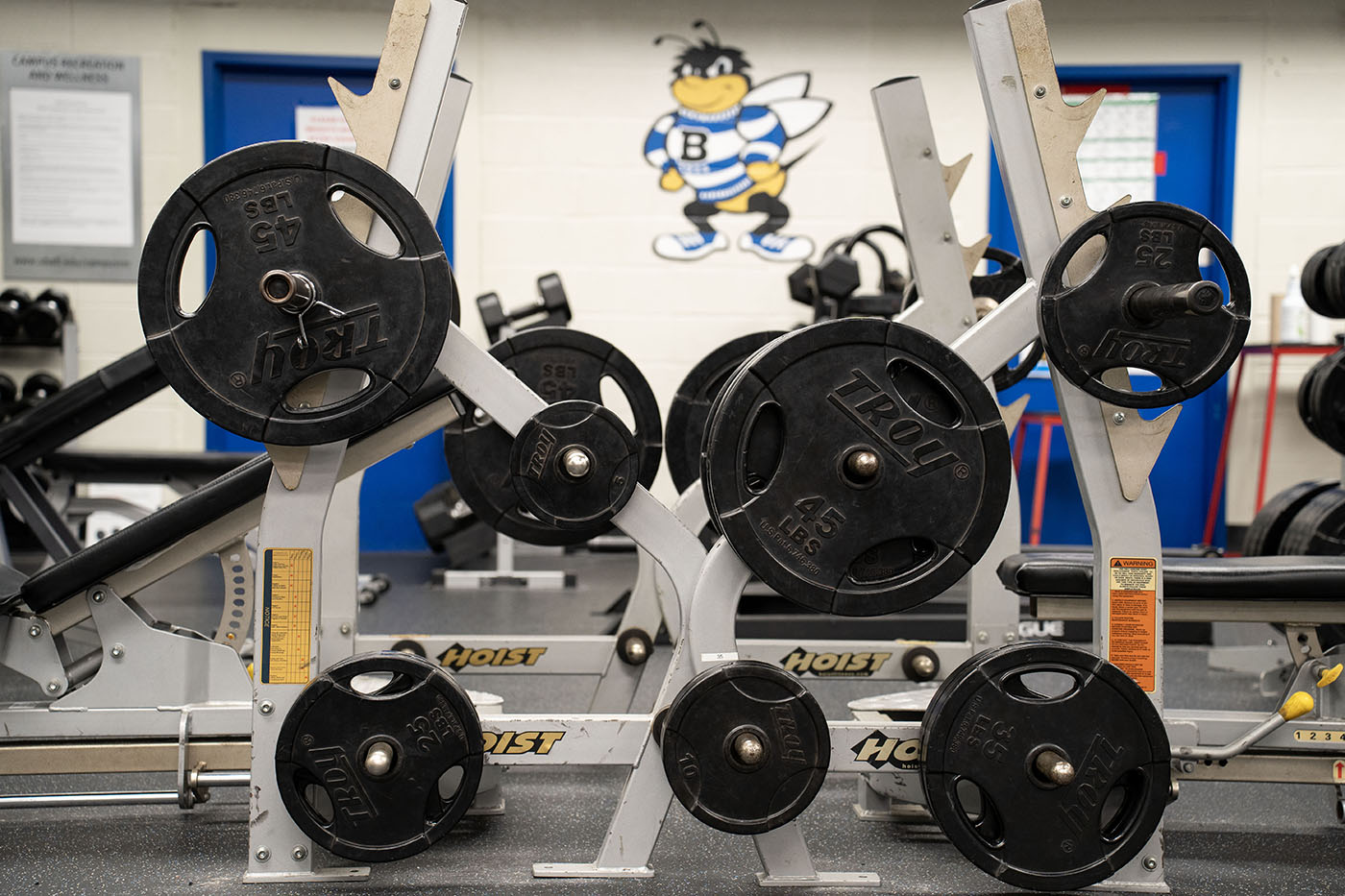 weight machines in the UBalt gym