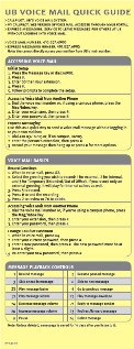 front of voicemail quick guide