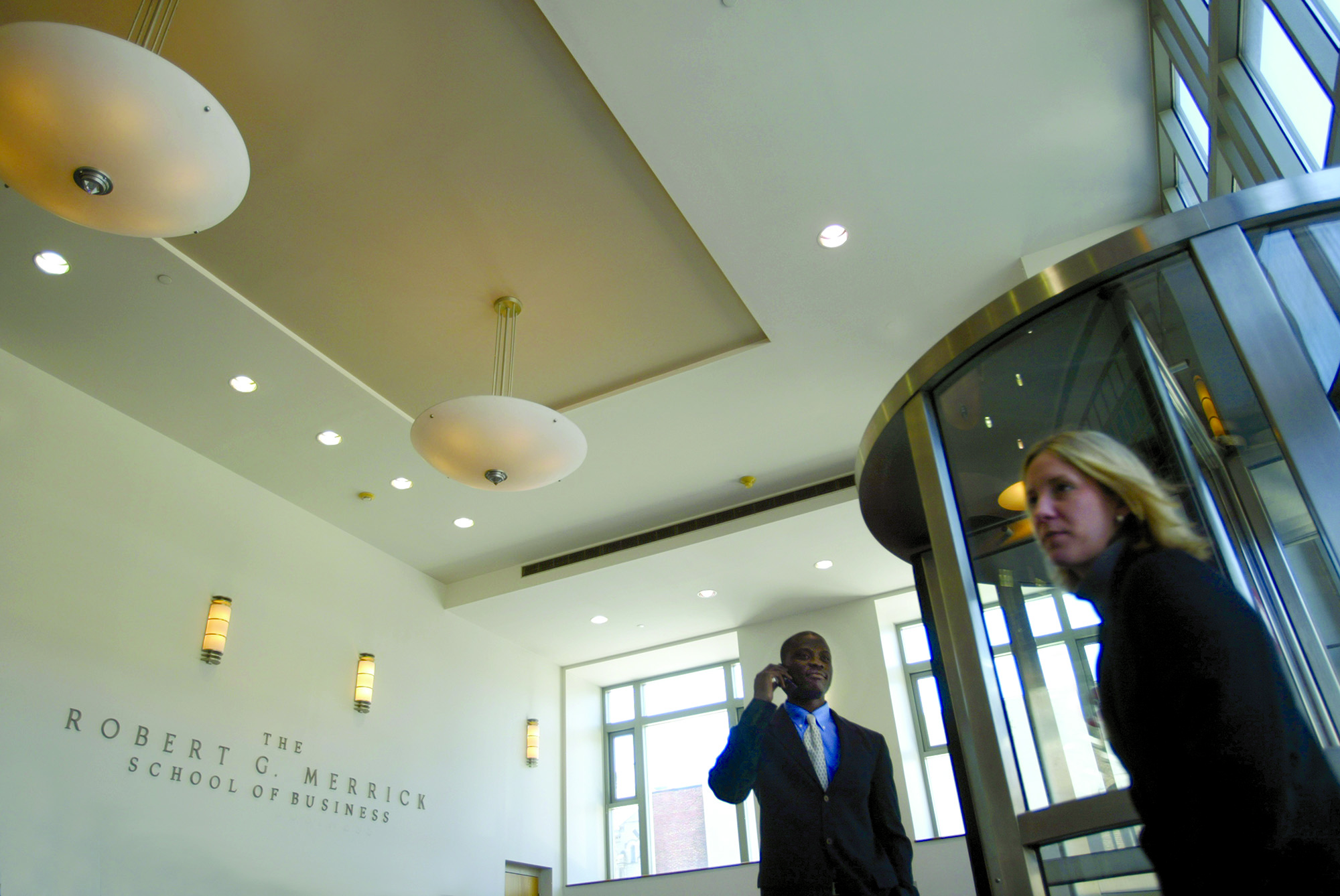 interior of the Thumel Business Center, Home of the Merrick School of Business