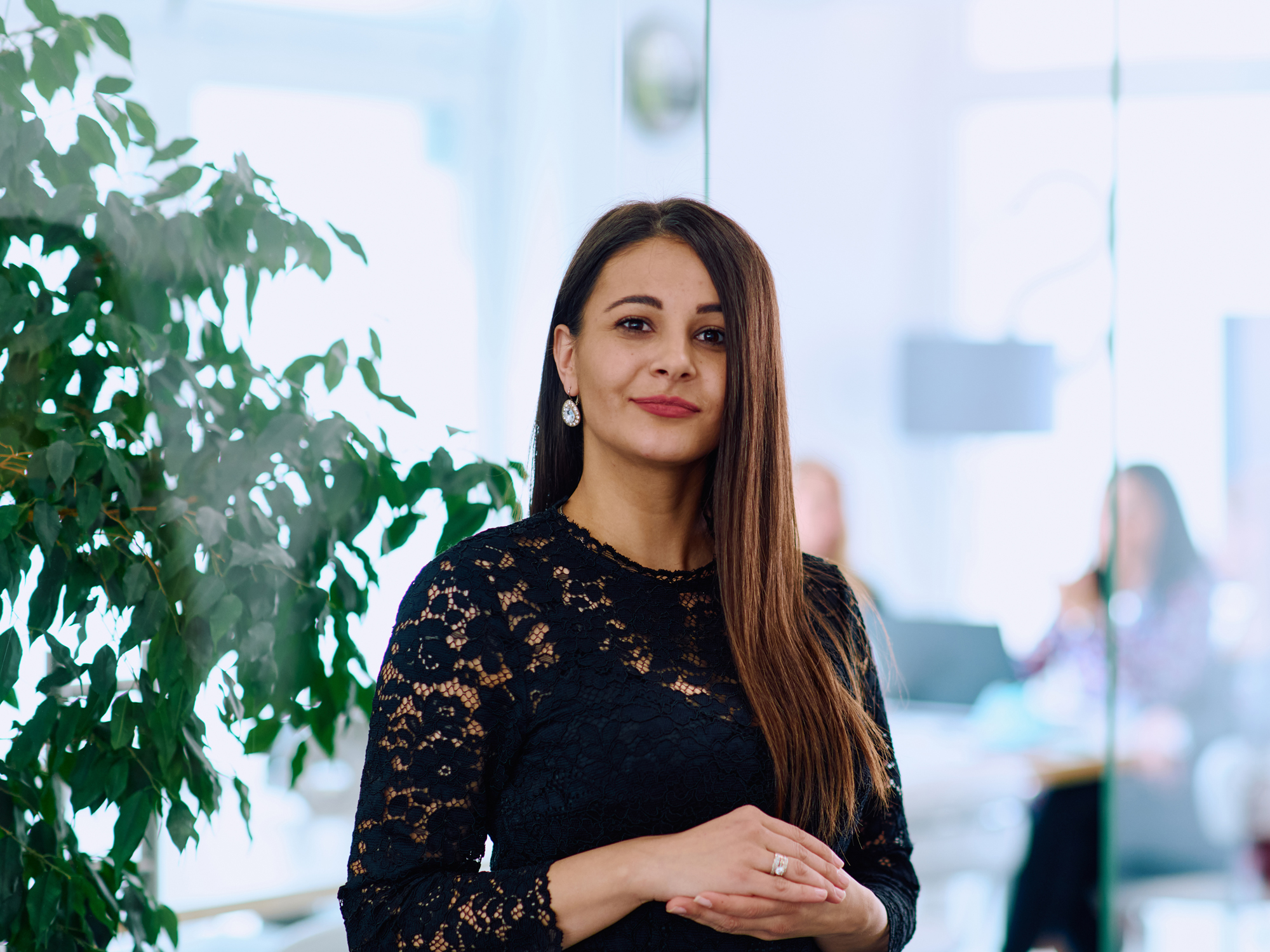 an image of a businesswoman in a black shirt