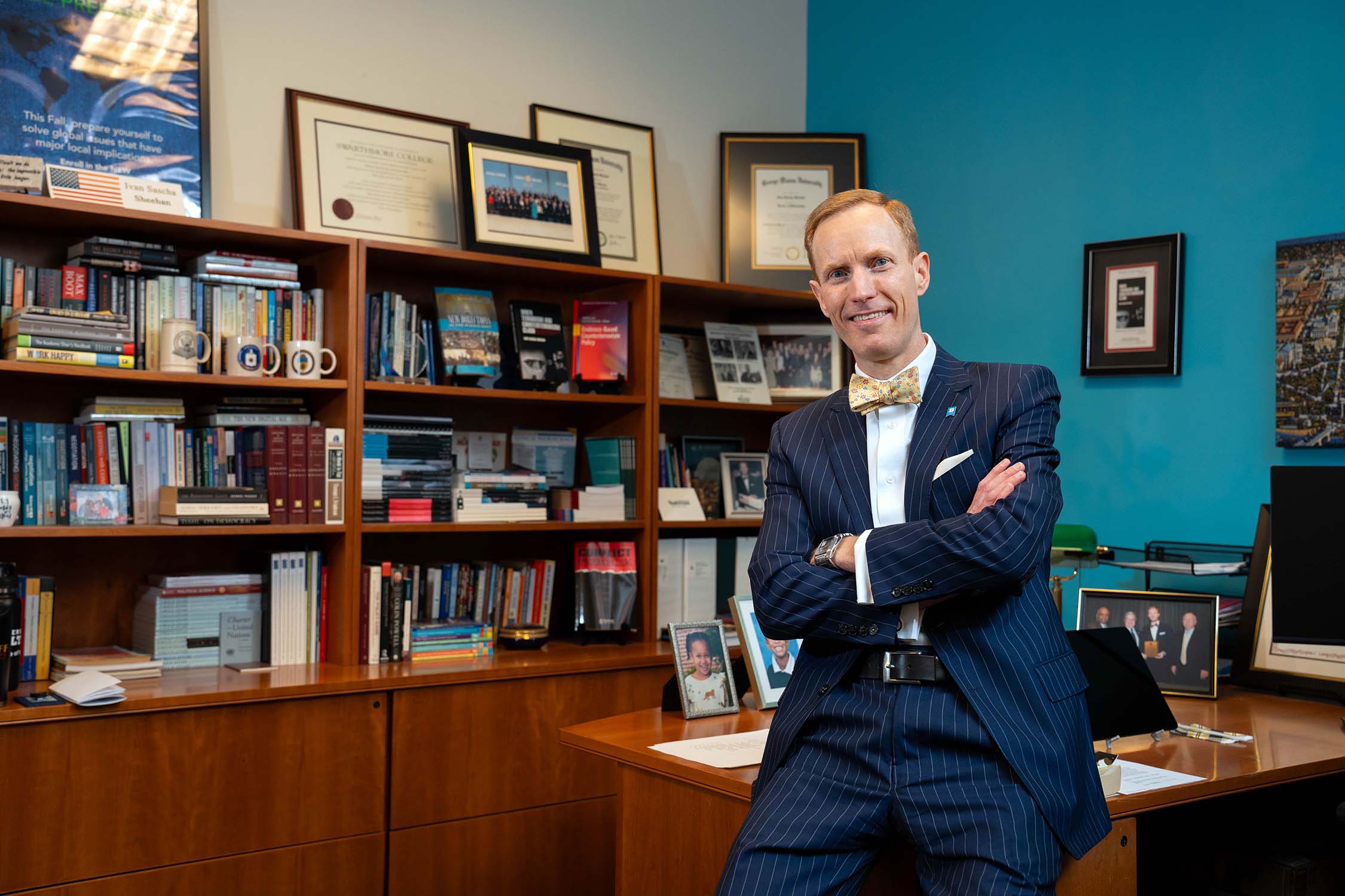 Ivan Sascha Sheehan in his office