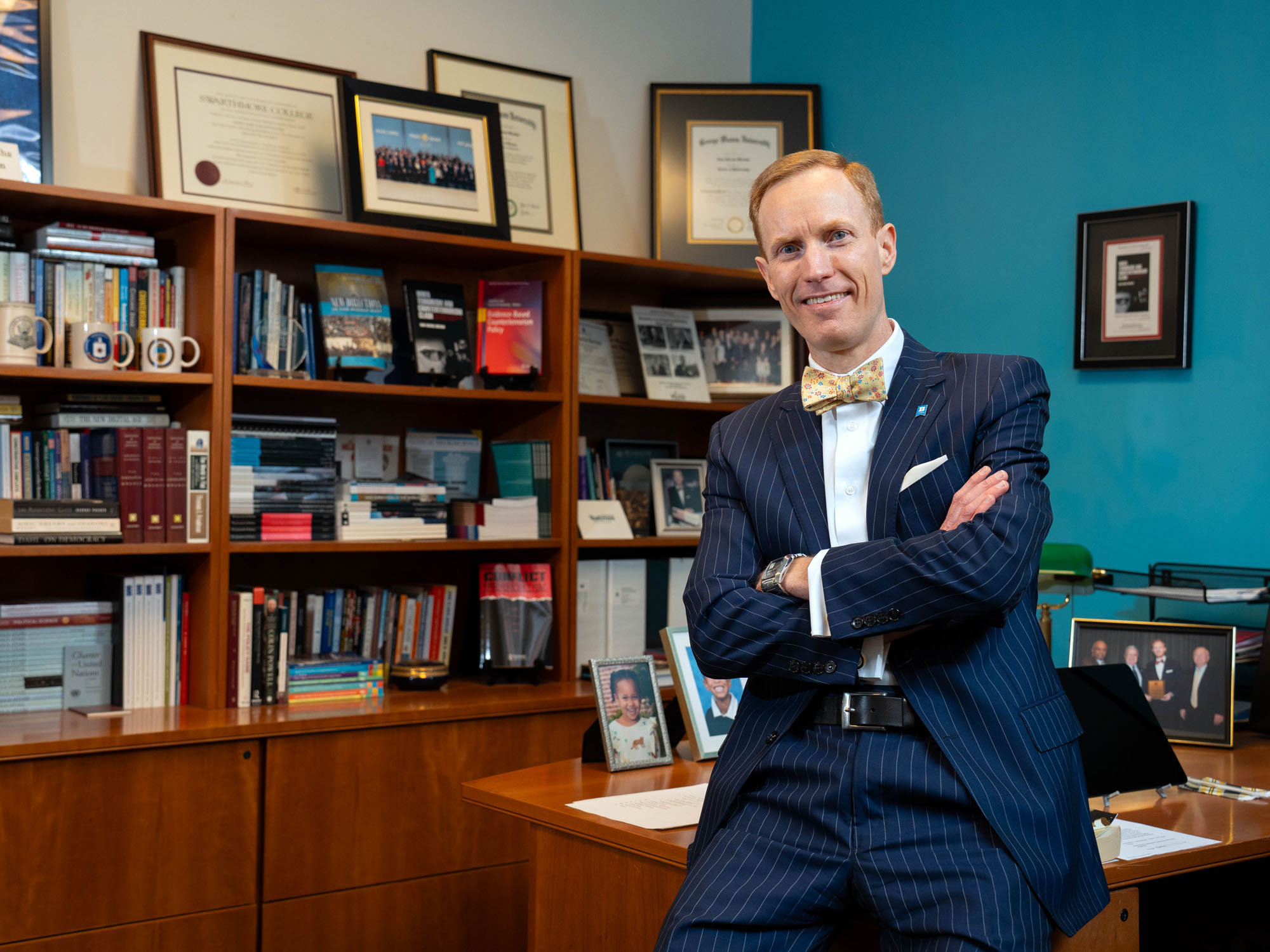 Ivan Sascha Sheehan in his office