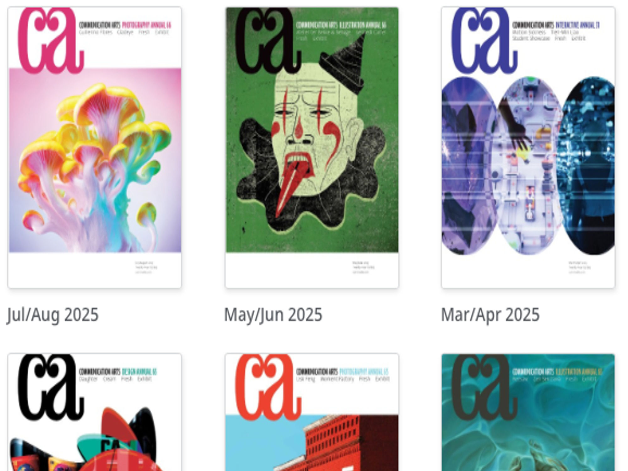 Image of cover of Communication Arts, 2025