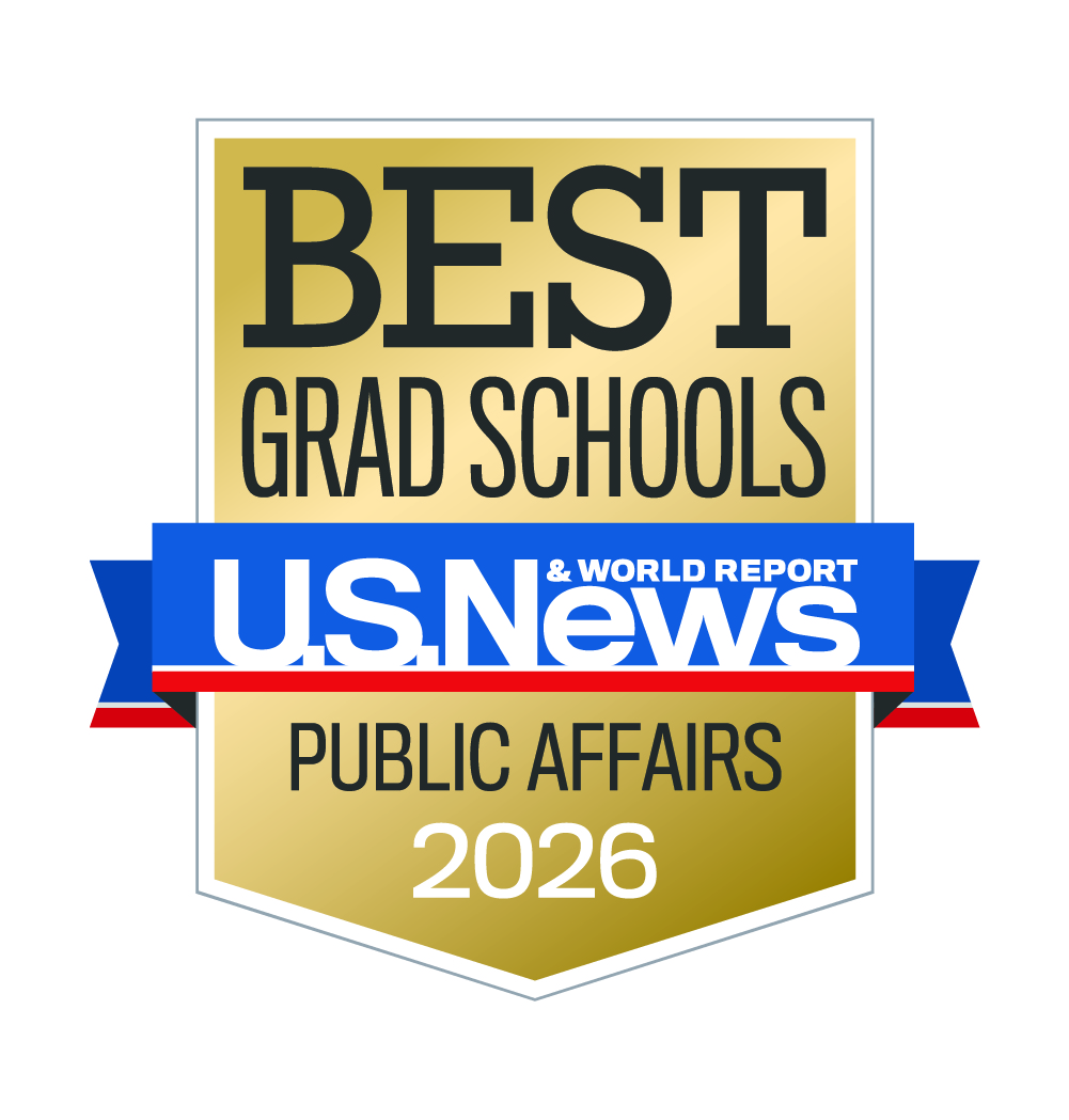 U.S. News & World Report Best Graduate Schools 2026 badge for Public Affairs