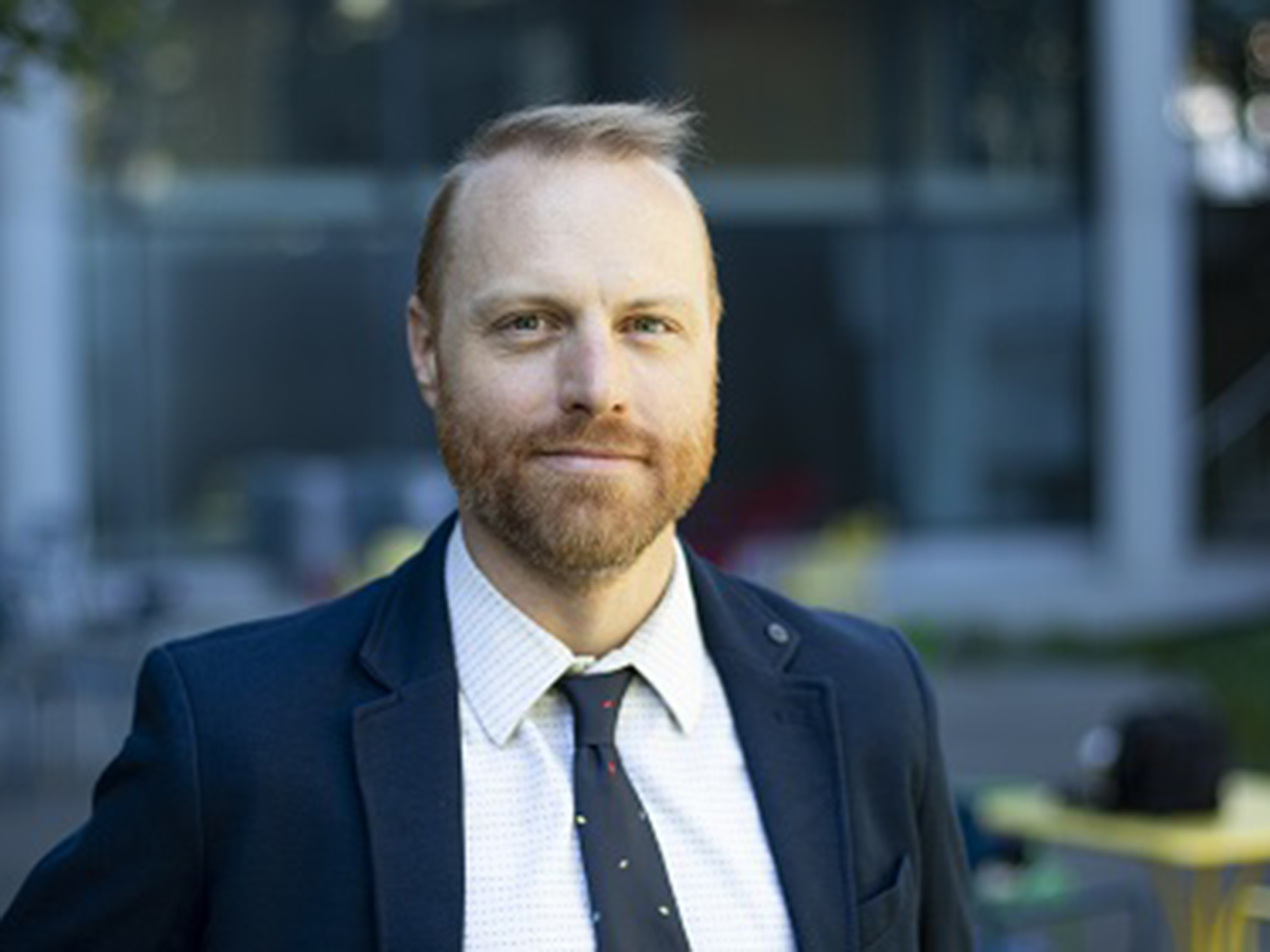 Jacob DeGeal, assistant professor in the MFA in Integrated Design program
