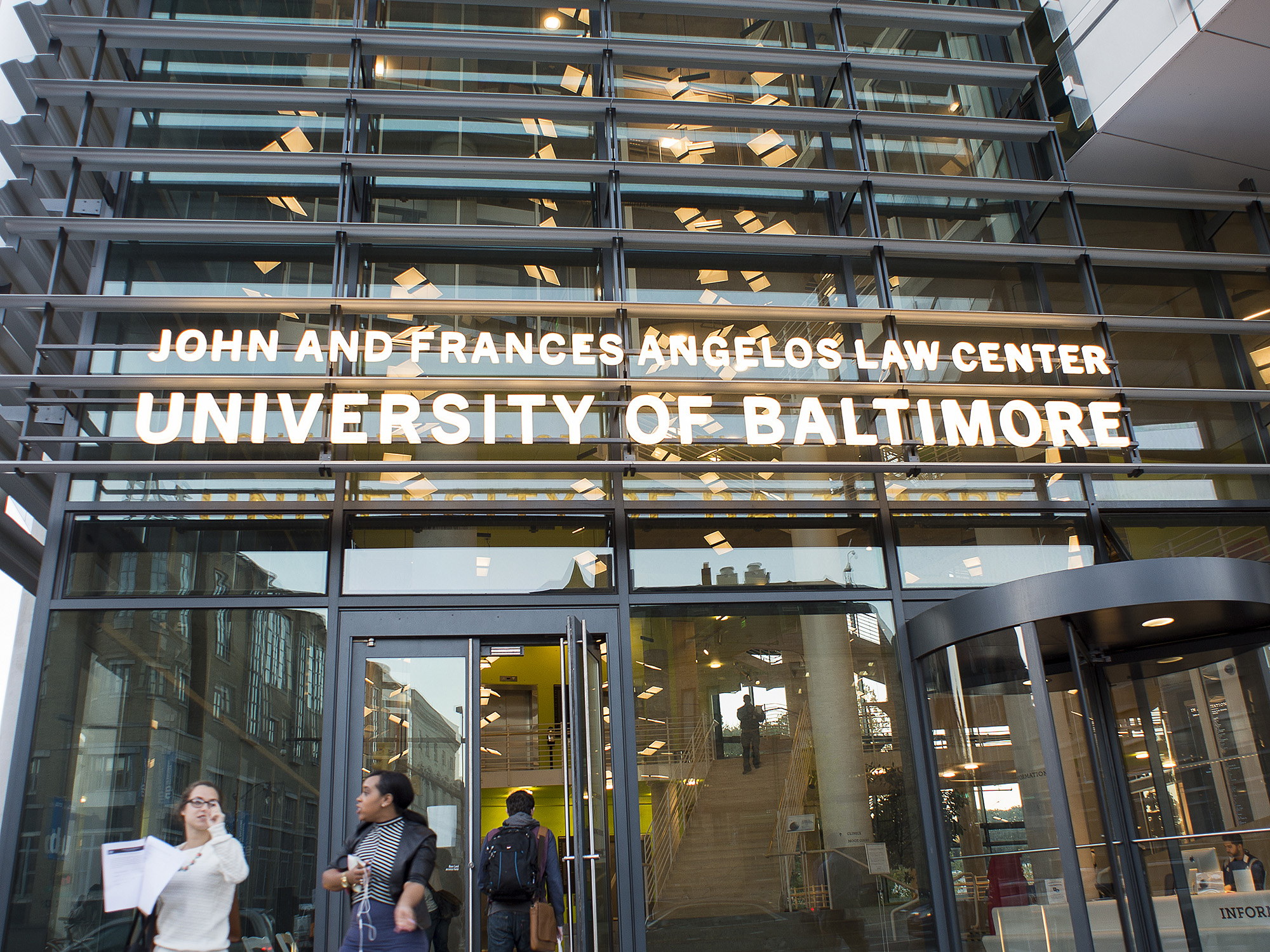 The Angelos Law Center, home of The University of Baltimore School of Law