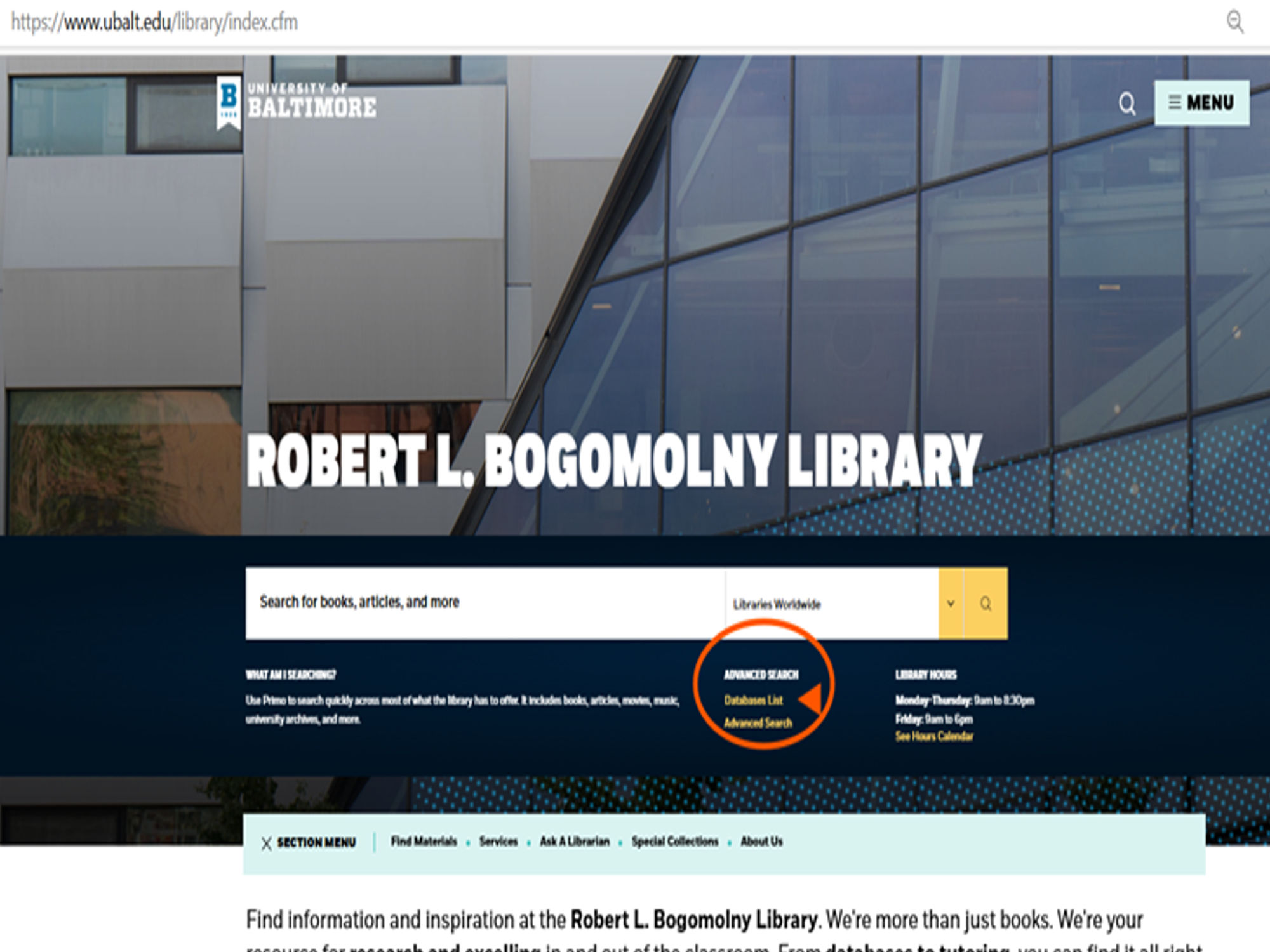 Image of RLB Homepage