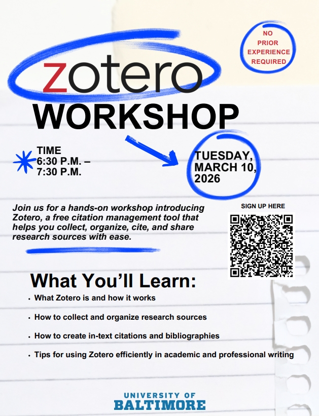 Zotero Workshop Flyer