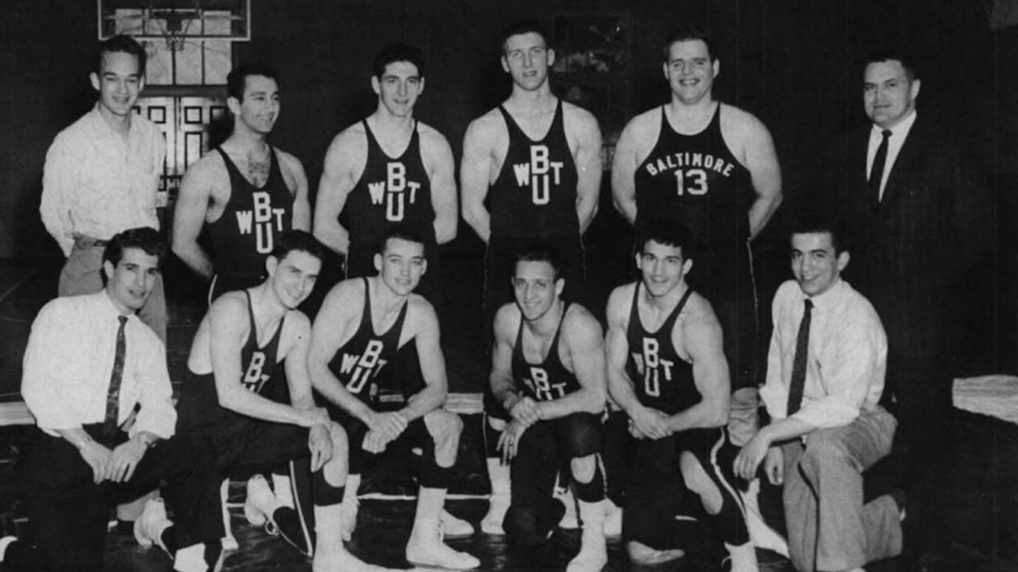 wrestling team photo