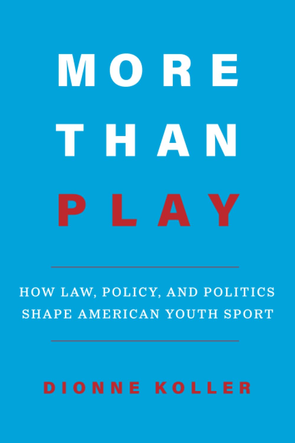 Cover of the book More than play