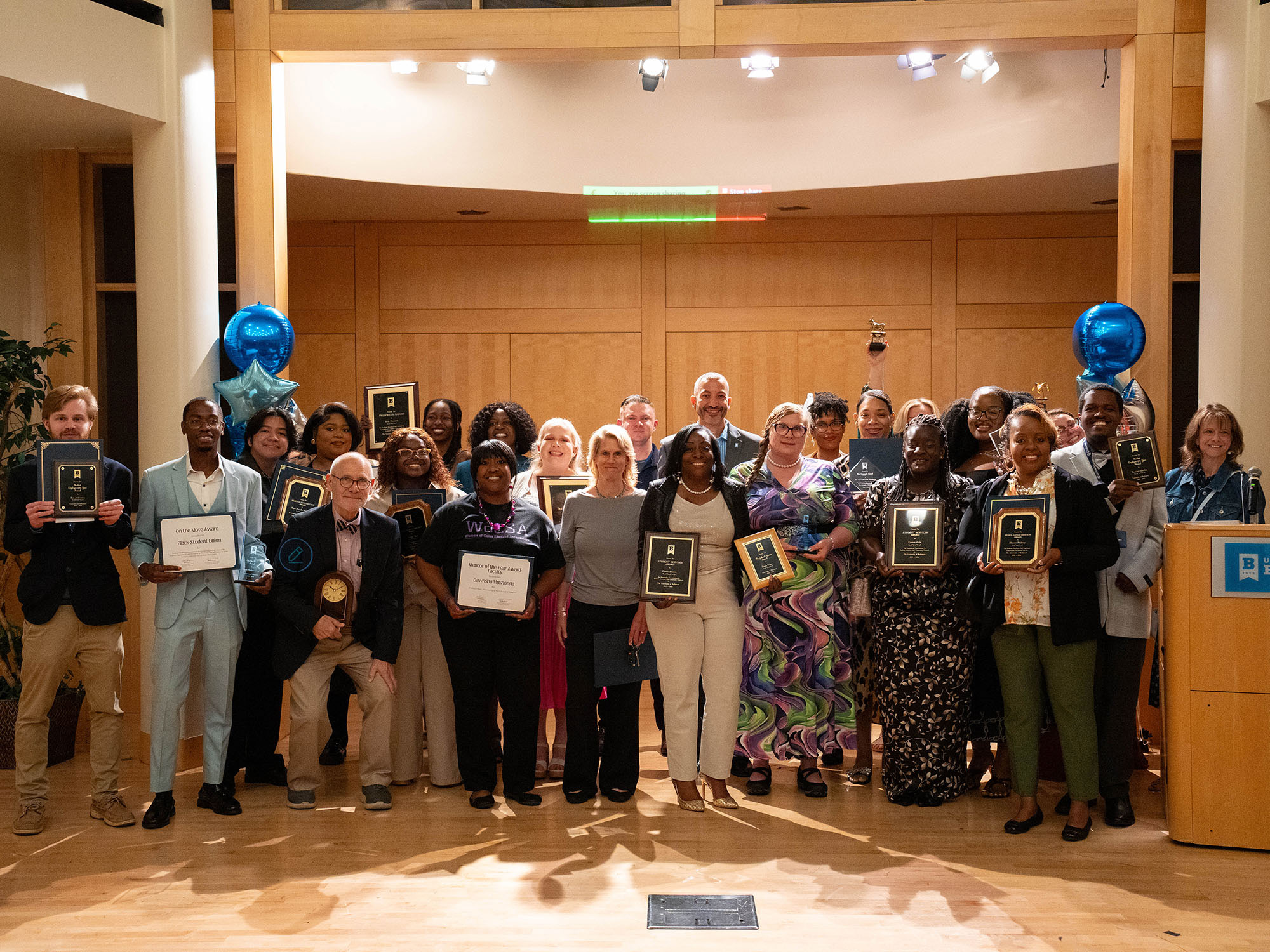 Eubie Award winners show off their awards