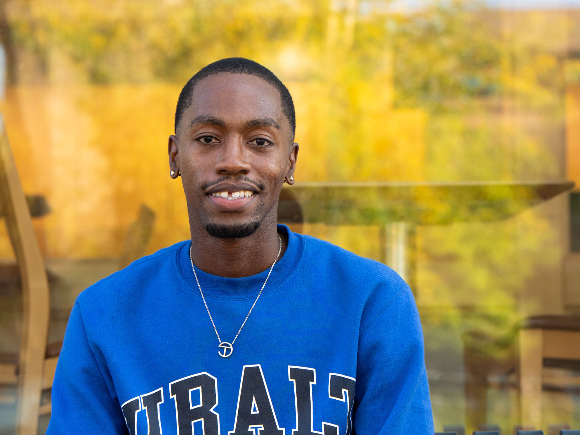 Gamar Hayles poses for a photo