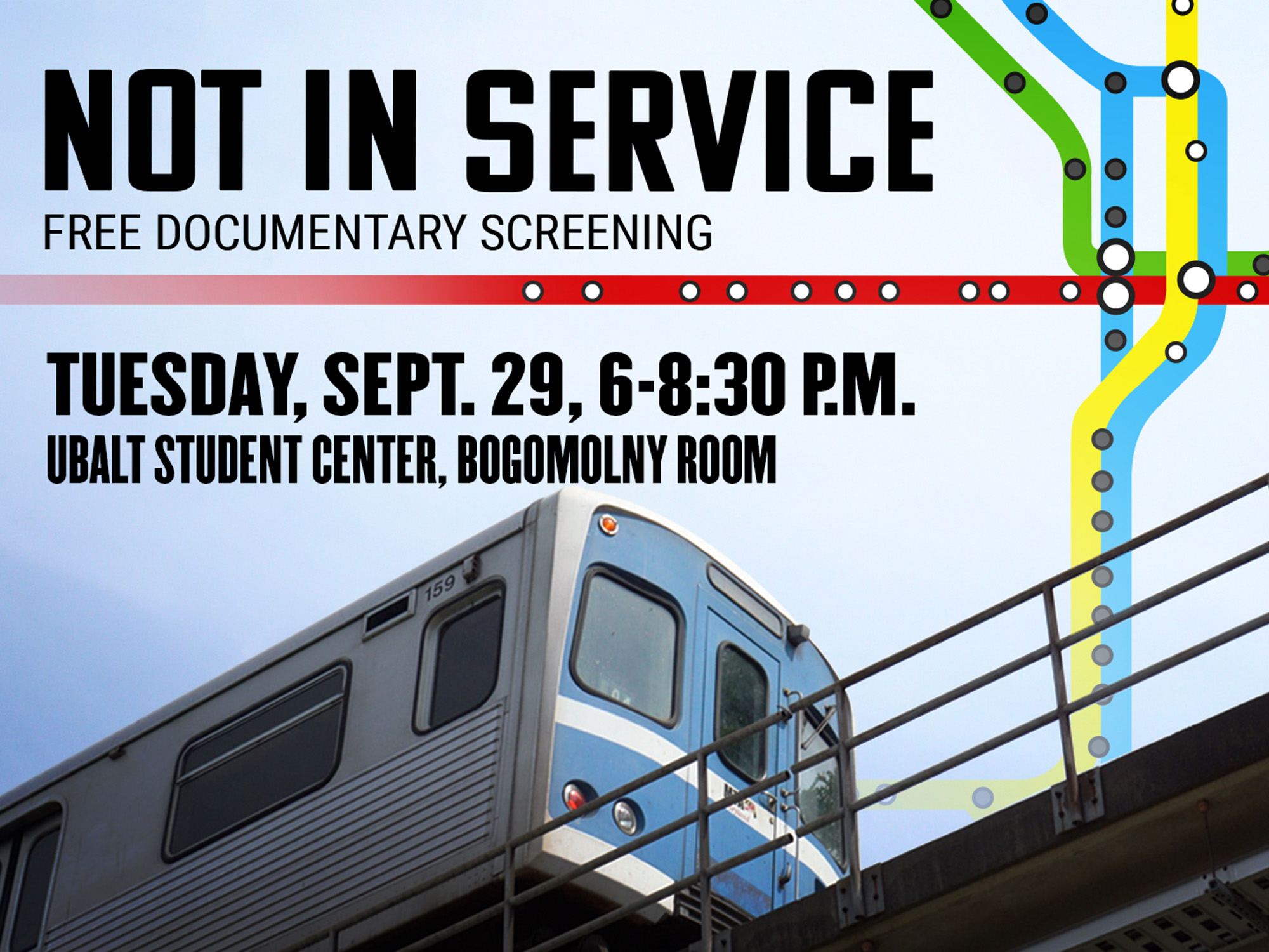graphic for Not in Service documentary film