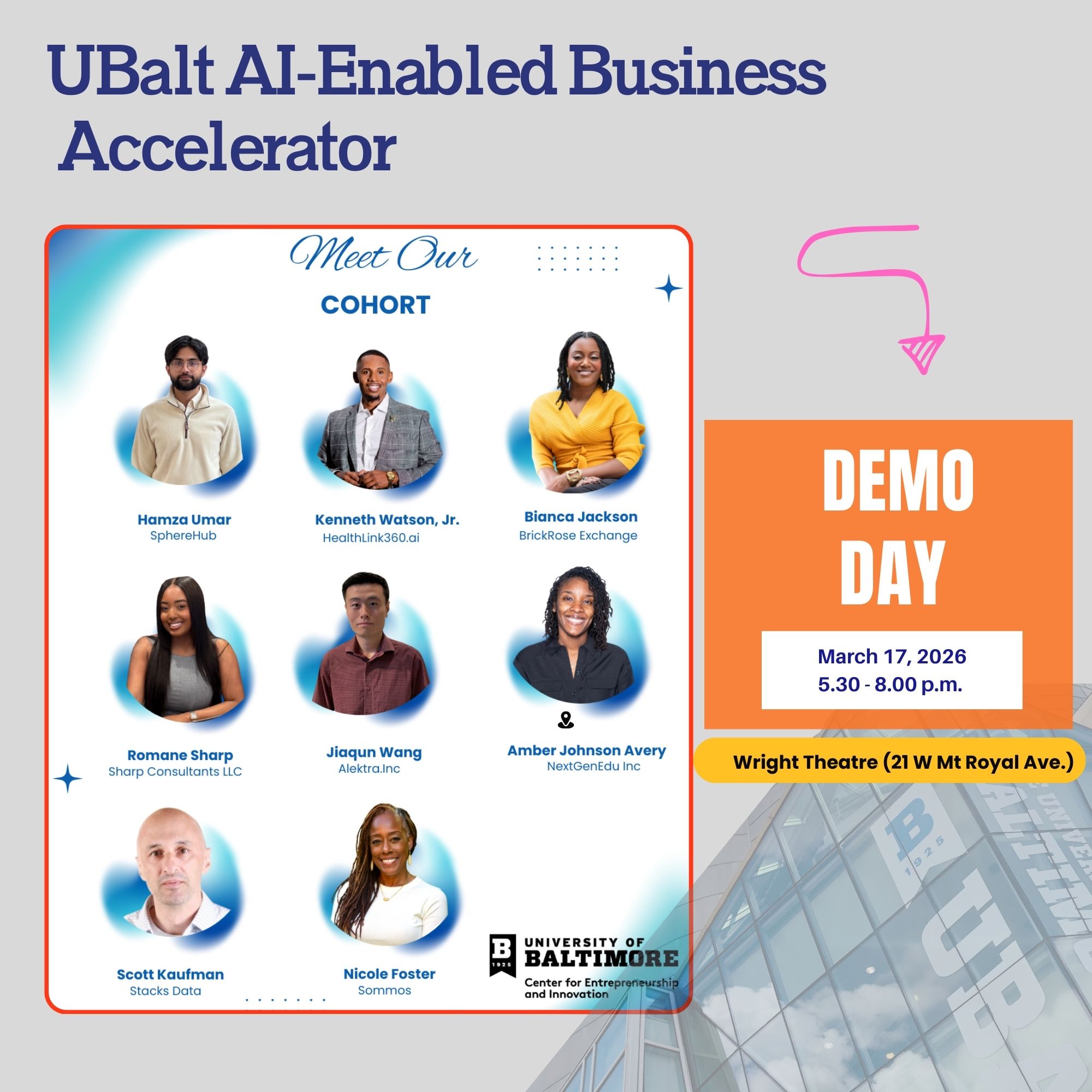 UBalt AI-Enabled Business Accelerator Demo Day