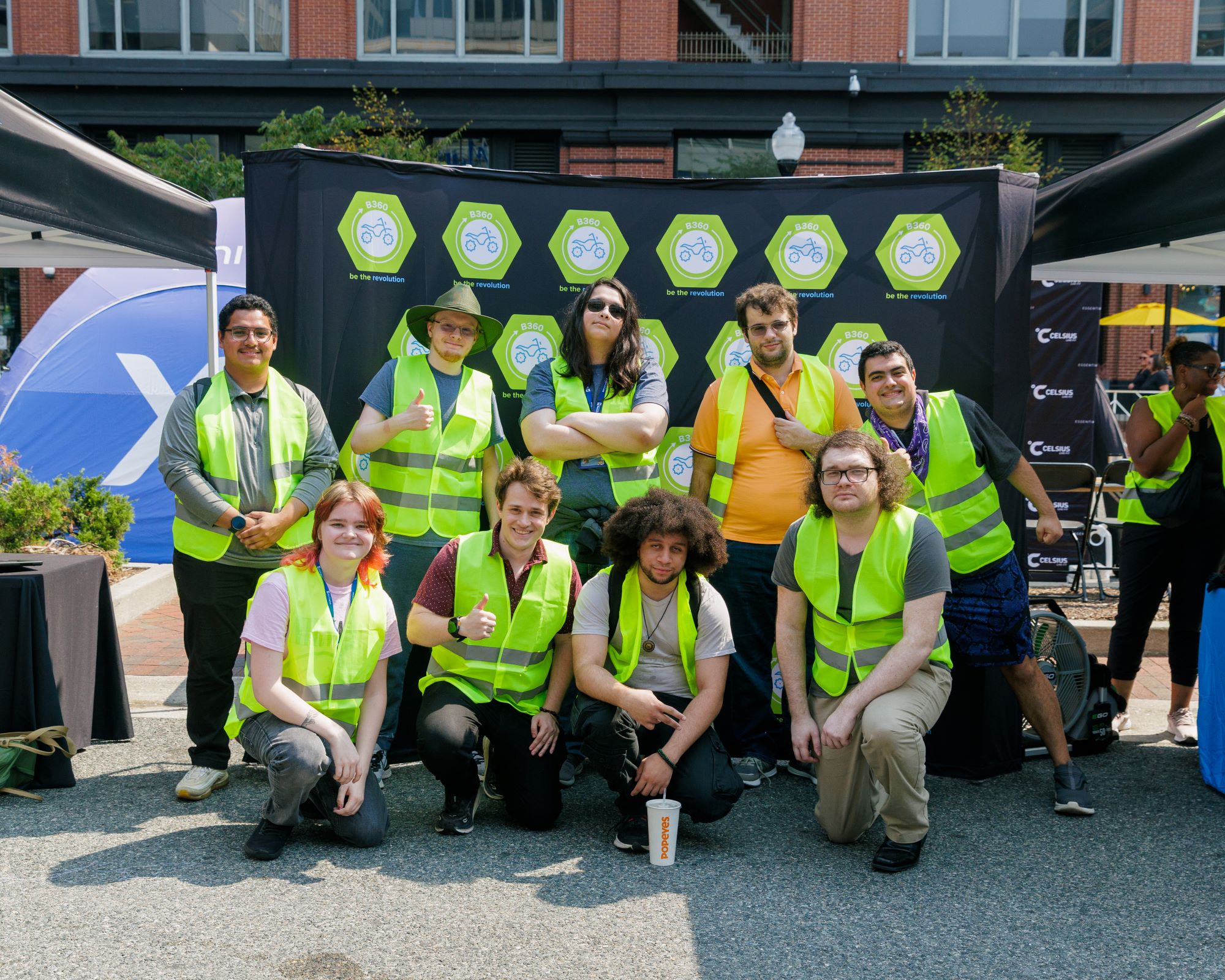 Ubalt students at volunteer event