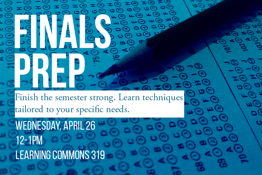 Finals Prep Workshop