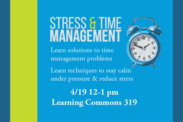 How to Manage Your Time and Stress Workshop