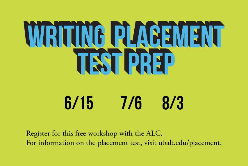 Writing Placement Test Prep Workshop