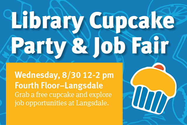 Library Cupcake Party & Job Fair
