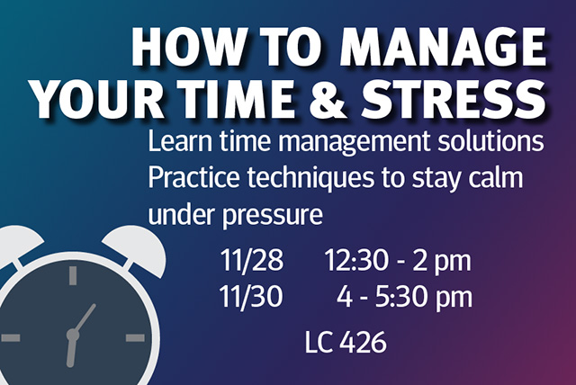 How to Manage Your Time and Stress