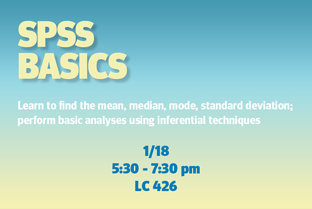 SPSS Basics