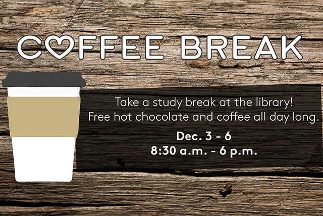 Coffee Break: free coffee/hot chocolate at Bogomolny library