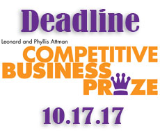 Deadline: Submit Application for Leonard and Phyllis Attman Competitive Business Prize