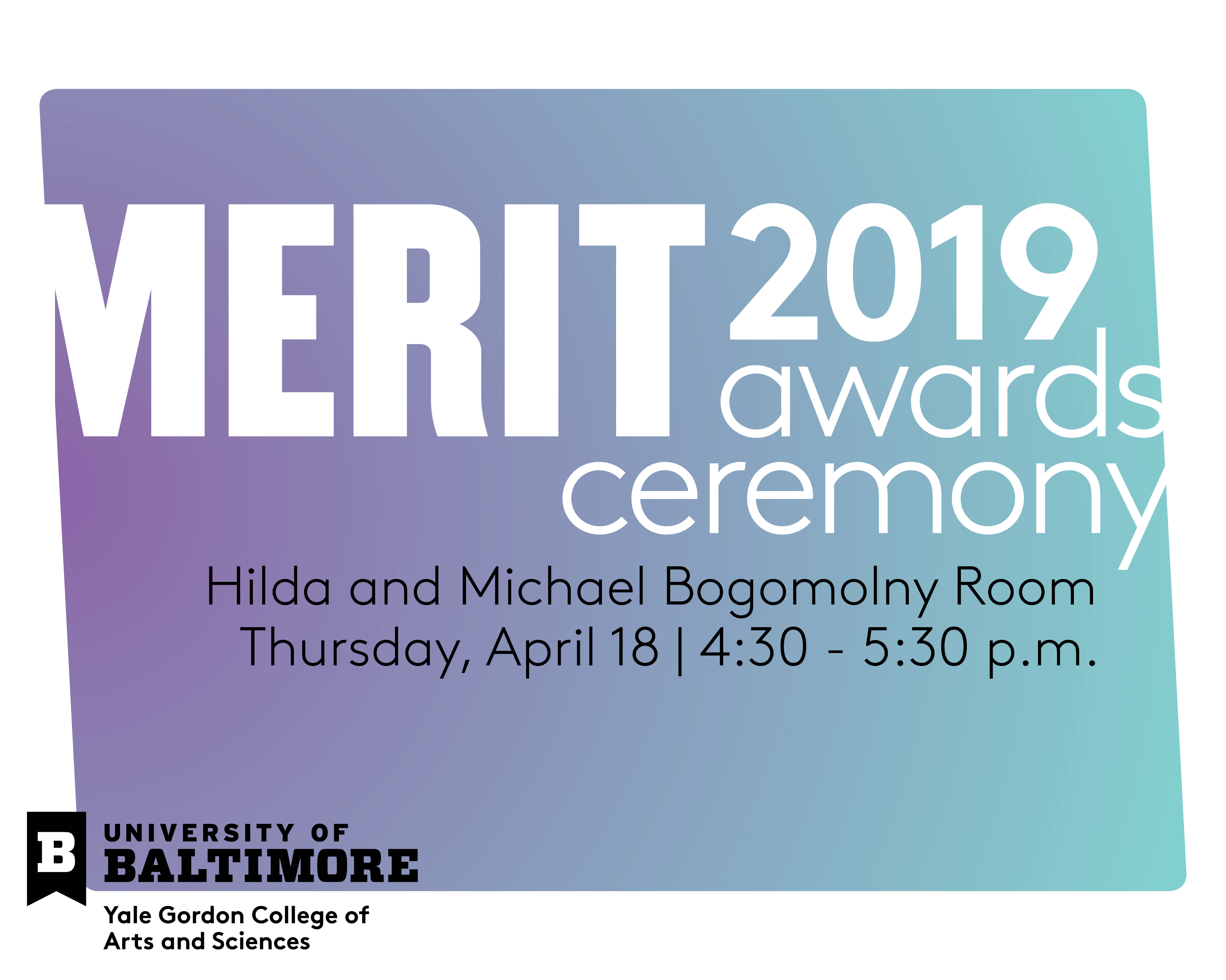 Yale Gordon College of Arts and Sciences Merit Awards Ceremony