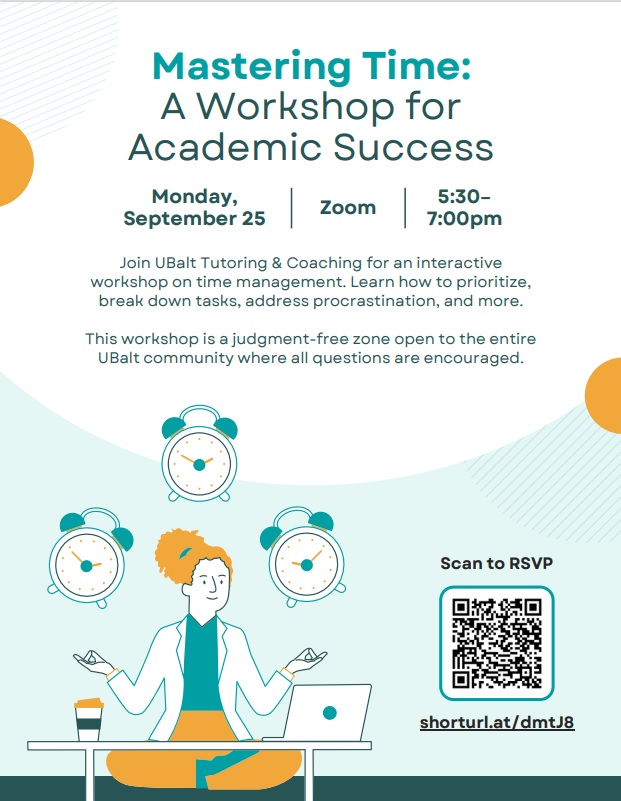 Mastering Time: A Workshop for Academic Success