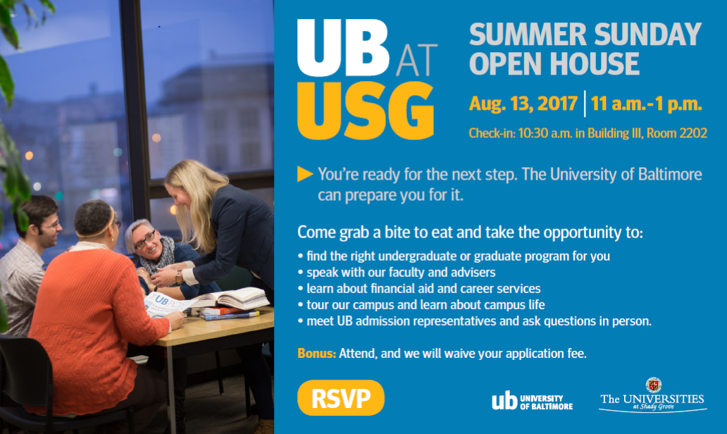 UB@USG Summer Sunday Open House