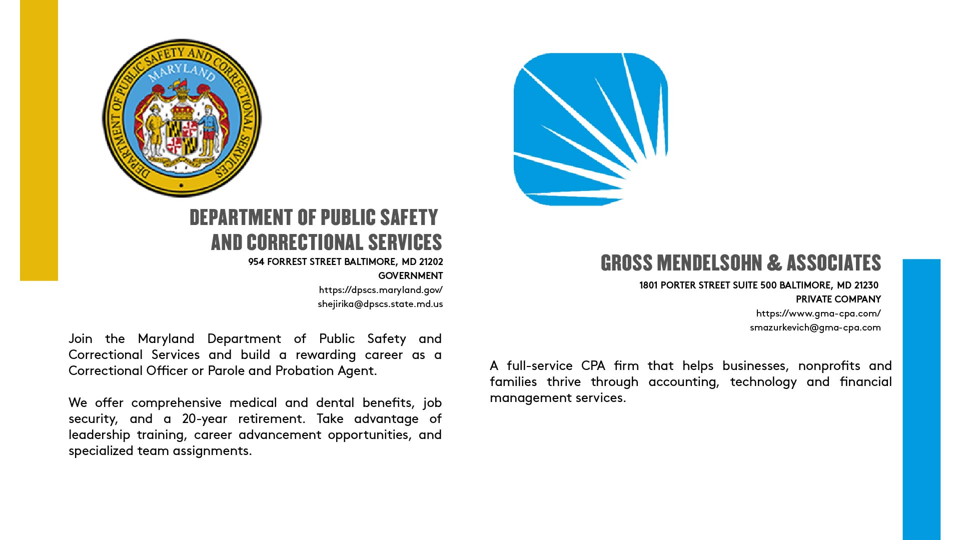 DEPARTMENT OF PUBLIC SAFETY  AND CORRECTIONAL SERVICES | GROSS MENDELSOHN & ASSOCIATES