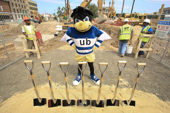 Eubie showed up for the Aug. 26, 2010 groundbreaking for the John and Frances Angelos Law Center.