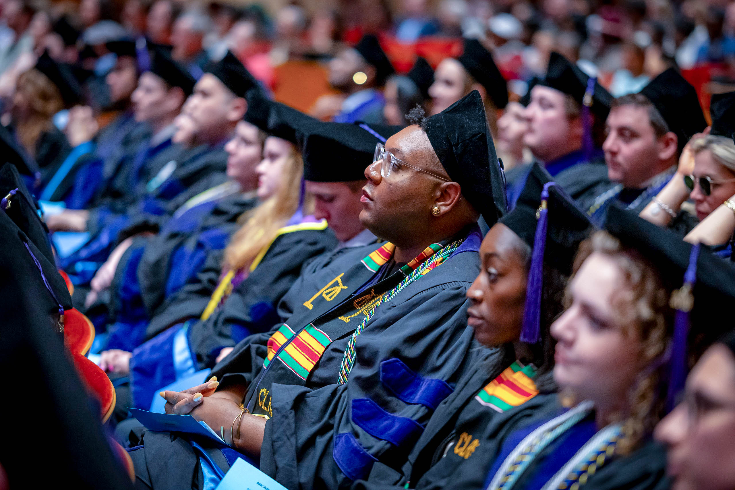 Commencement students