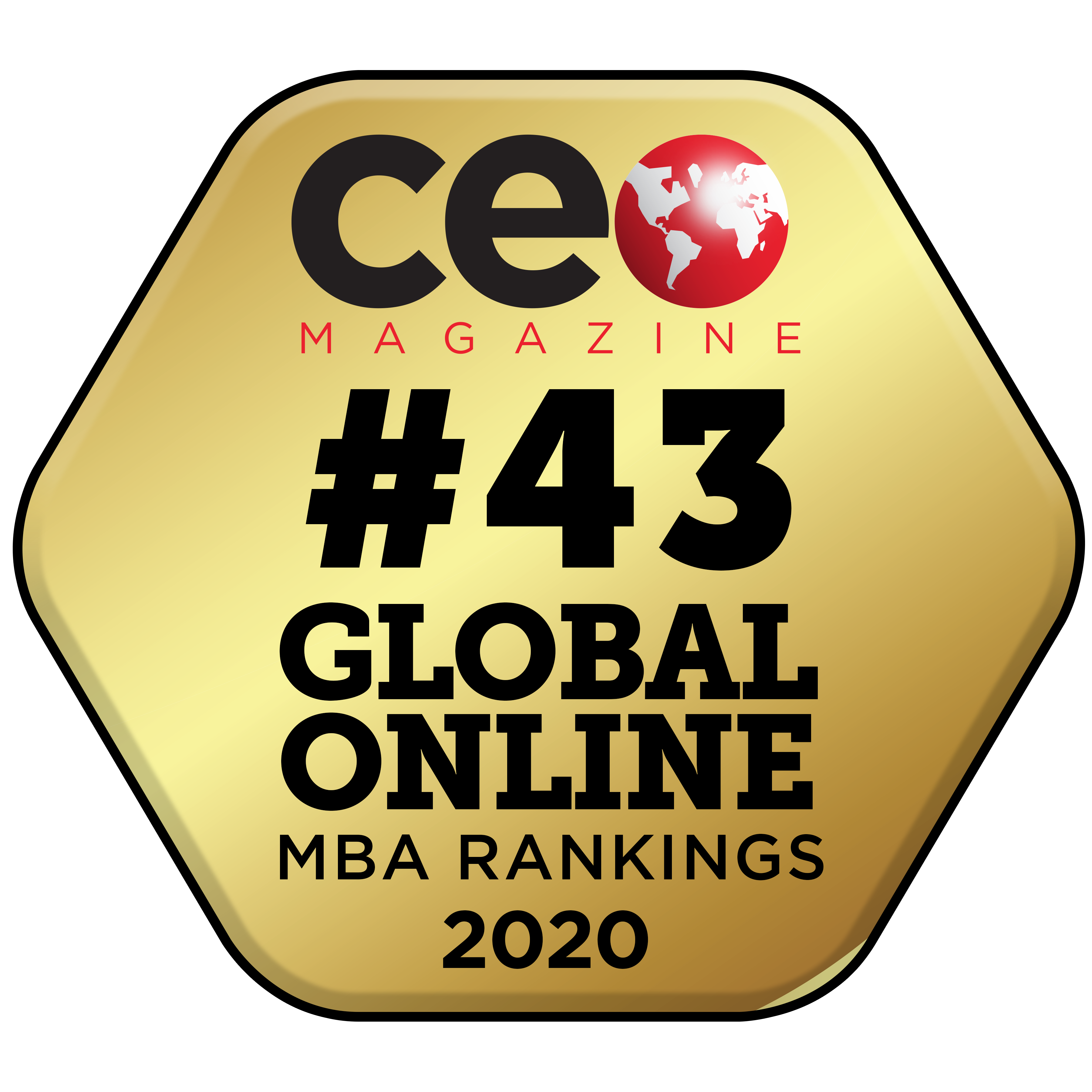 CEO Magazine 43 ranked