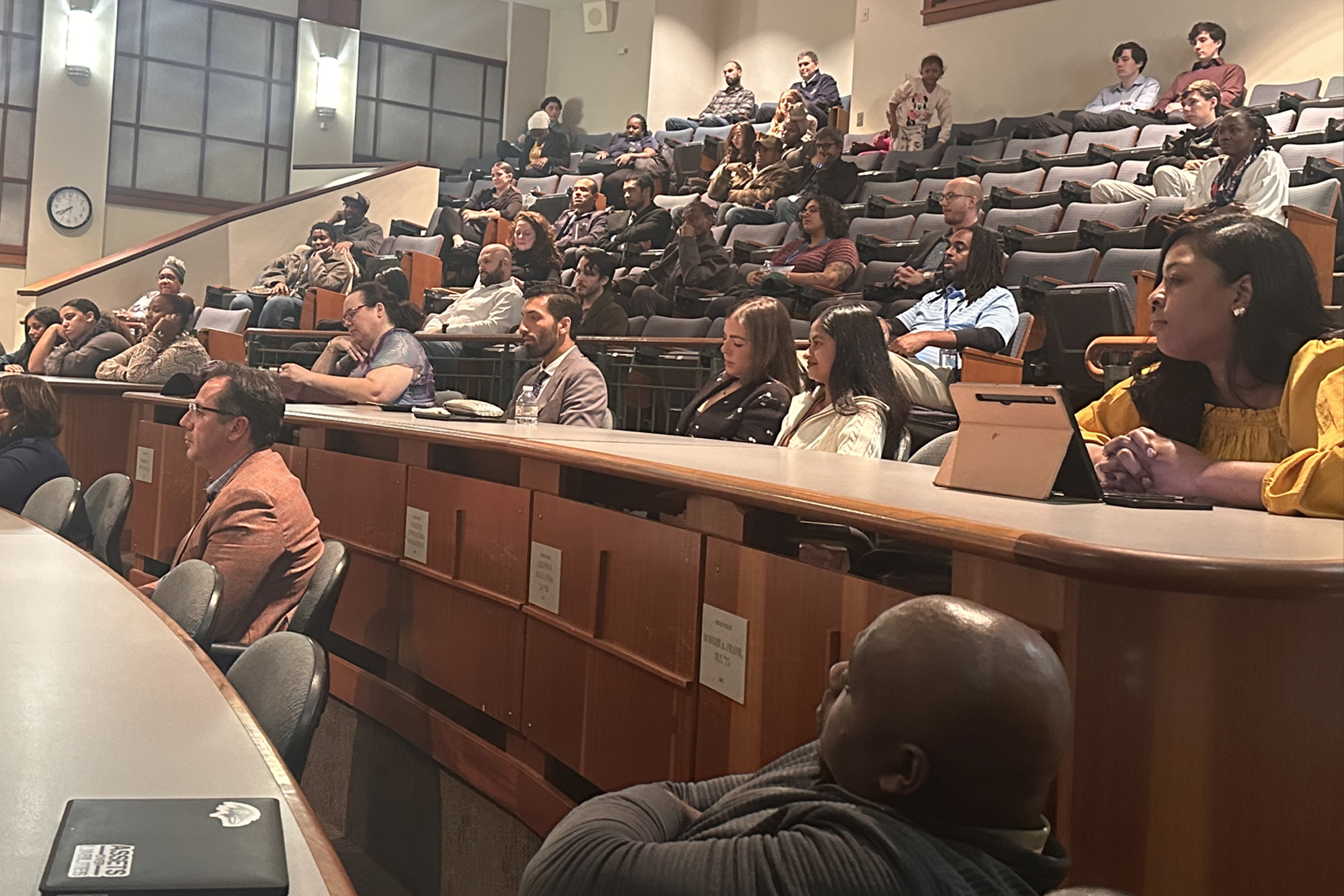 a view inside the Thumel auditorium