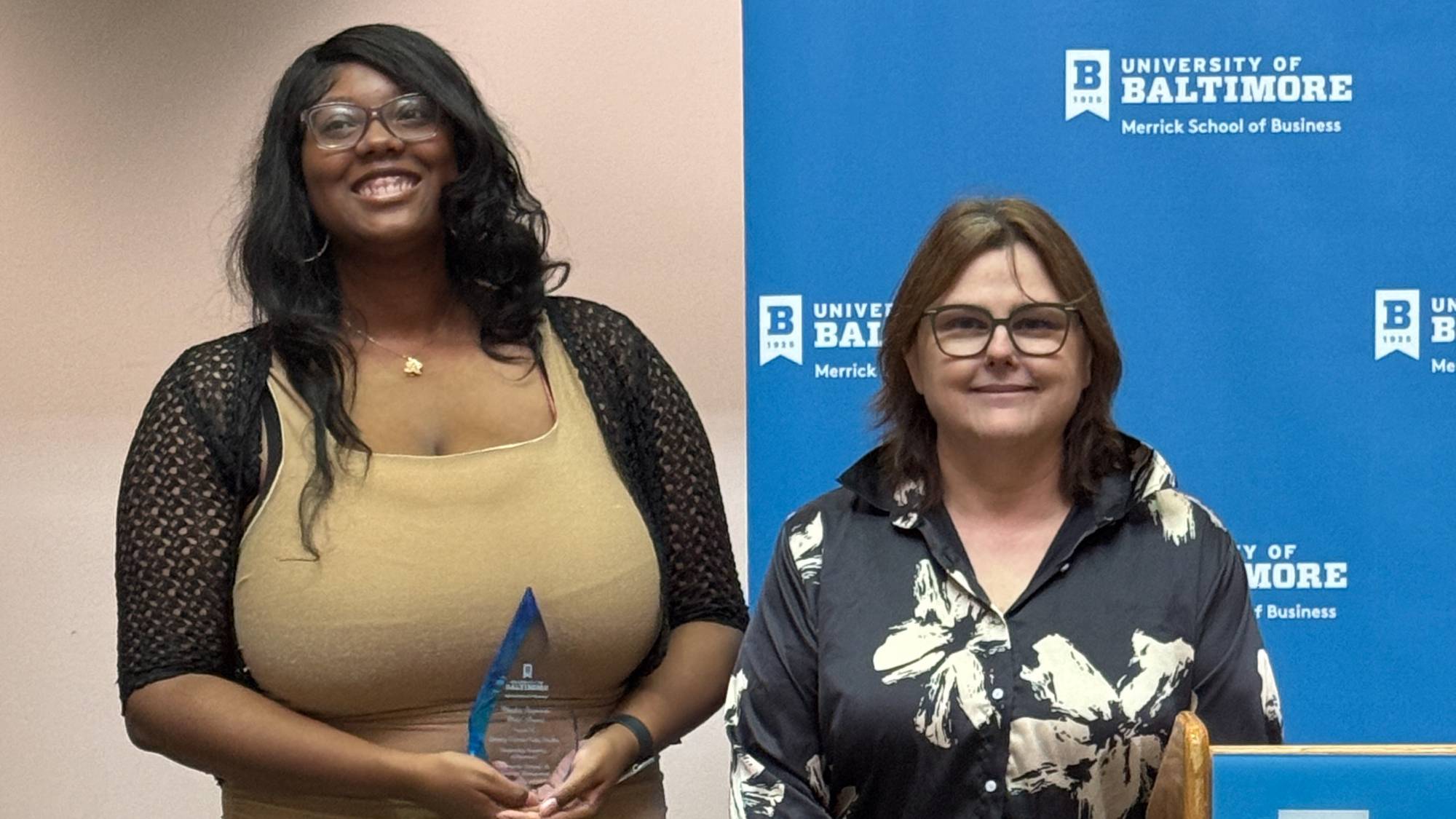 Student Destiny Victoria Ruby Stubbs and Associate Professor Danni Fowler