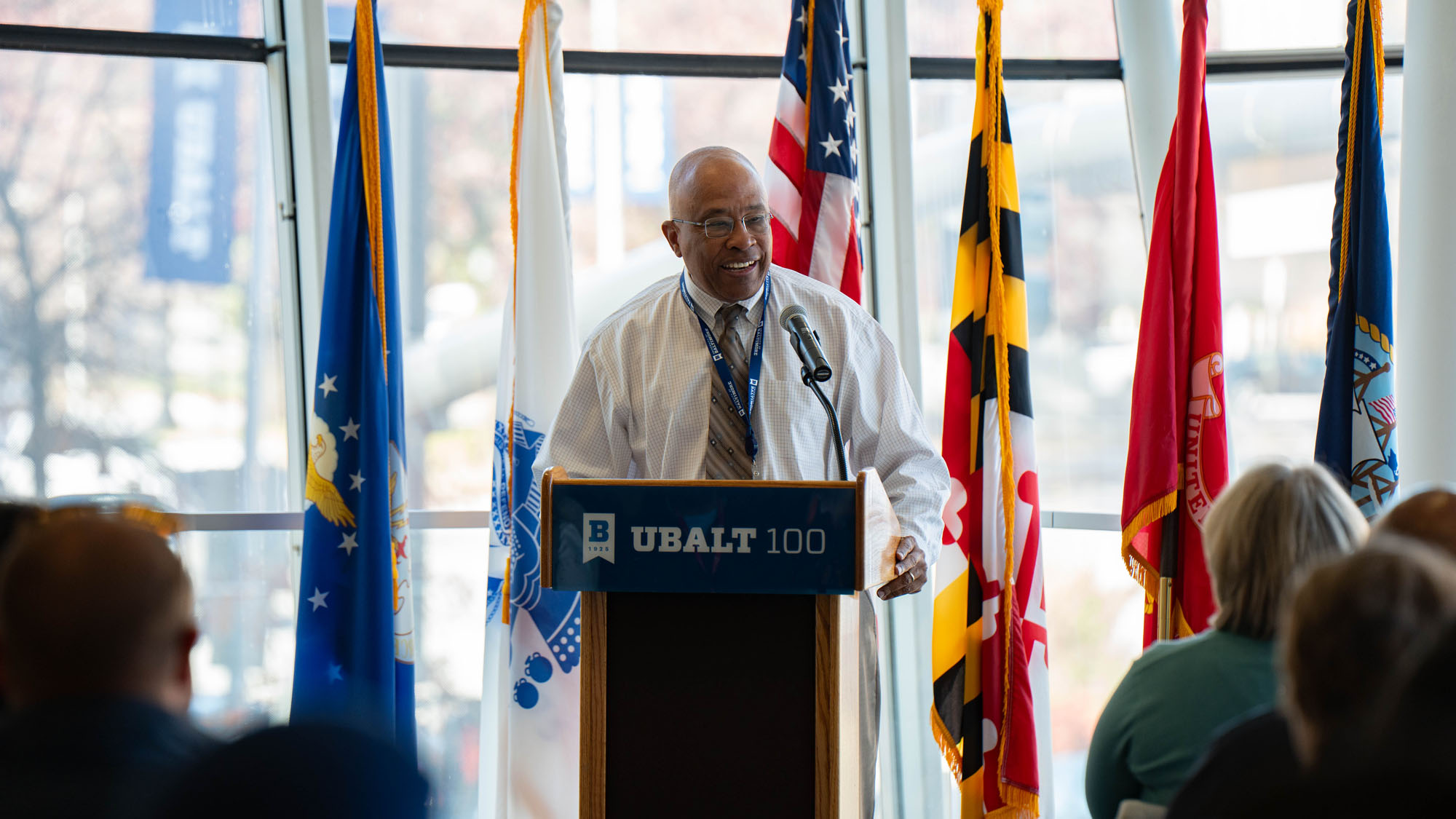 President Kurt Schmoke Speaking at the 2025 Veterans Day Ceremony